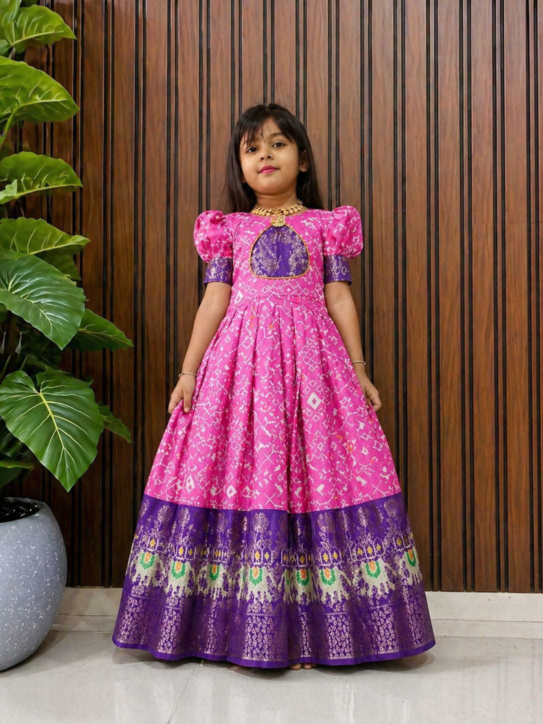 Flair Pure Silk Kids Gown