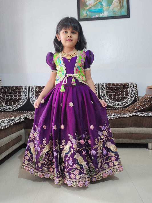 Flair Space Silk Kids Gown