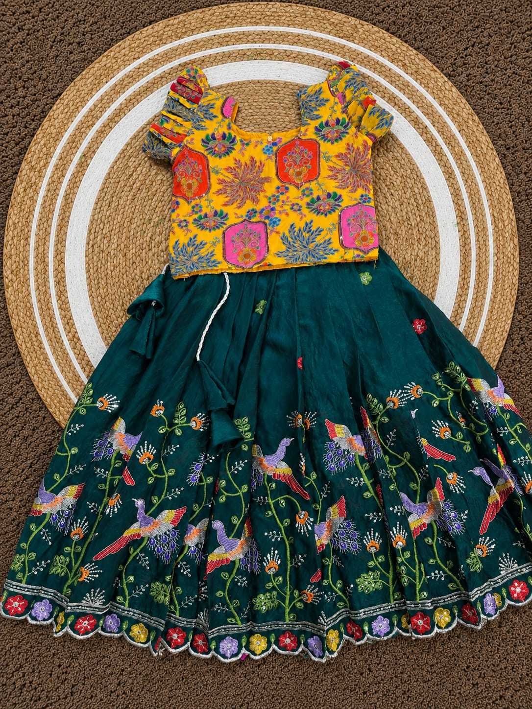 Flair Space Silk Kids Lehenga