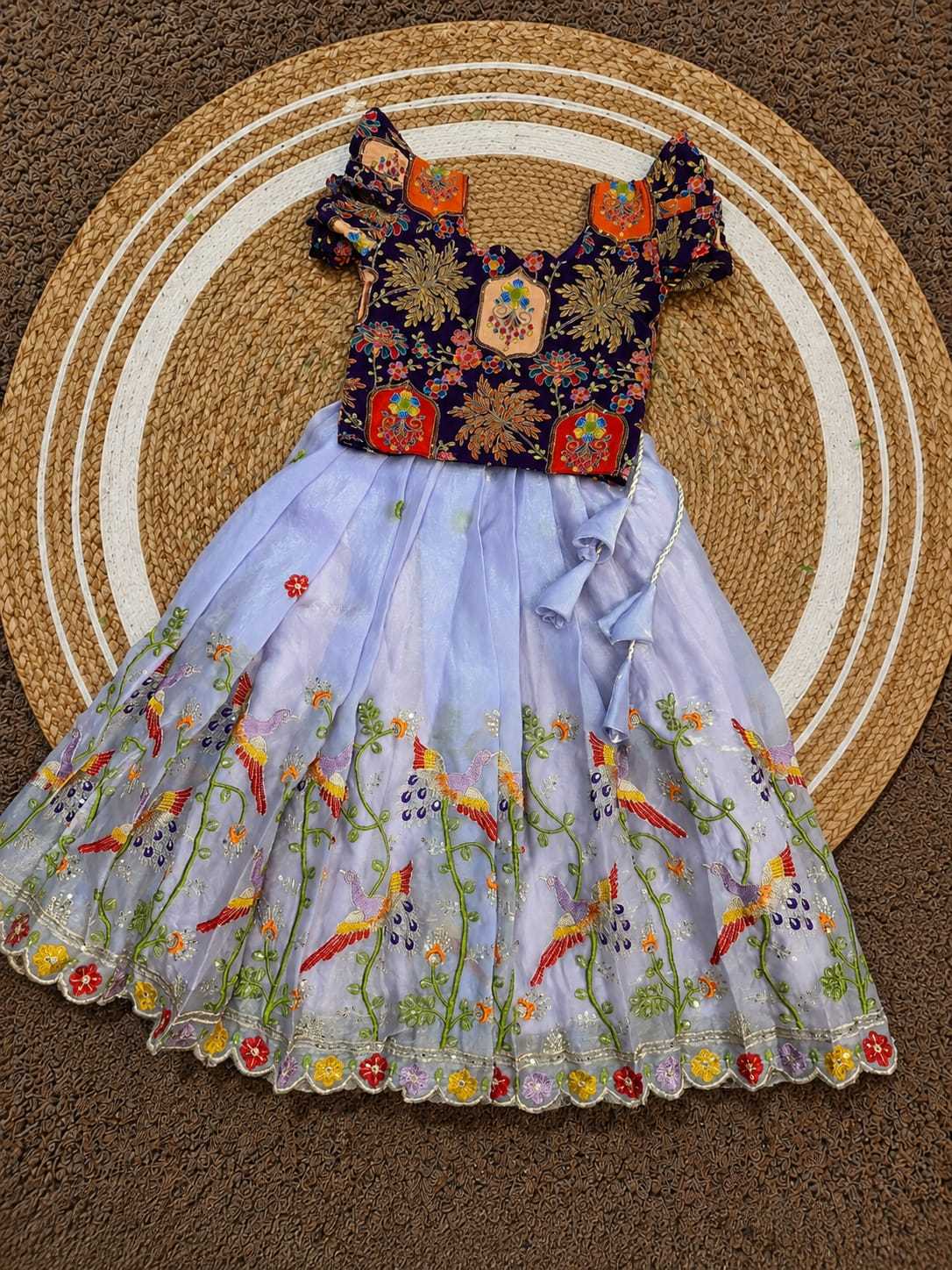 Flair Space Silk Kids Lehenga