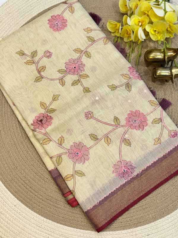 GAL Linen Designer Saree
