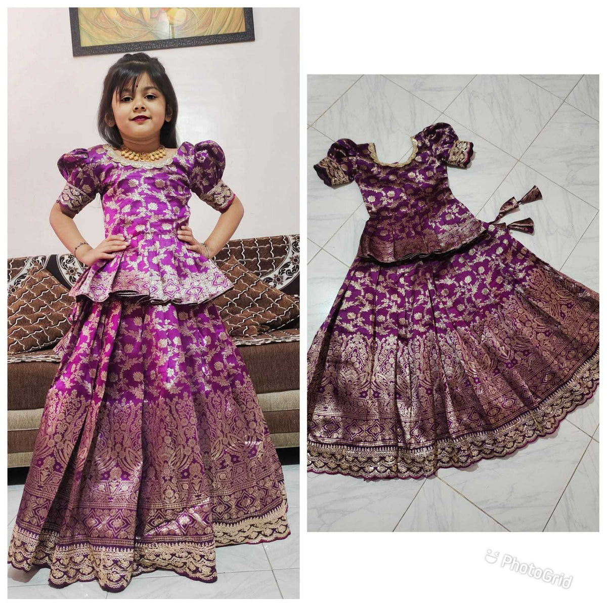 Hei Pure Silk Kids Ethnic Wear