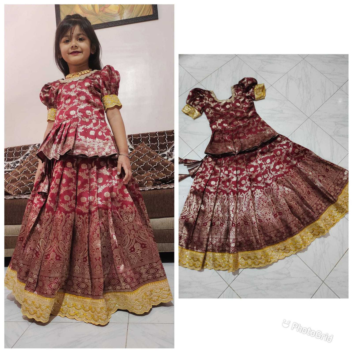Hei Pure Silk Kids Ethnic Wear