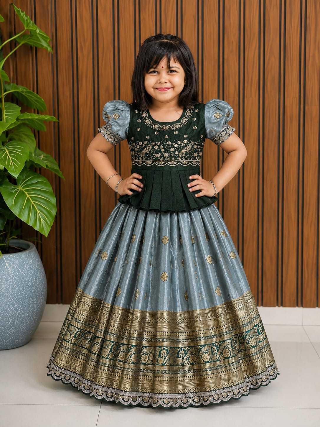 Simar Silk Kids Lehenga