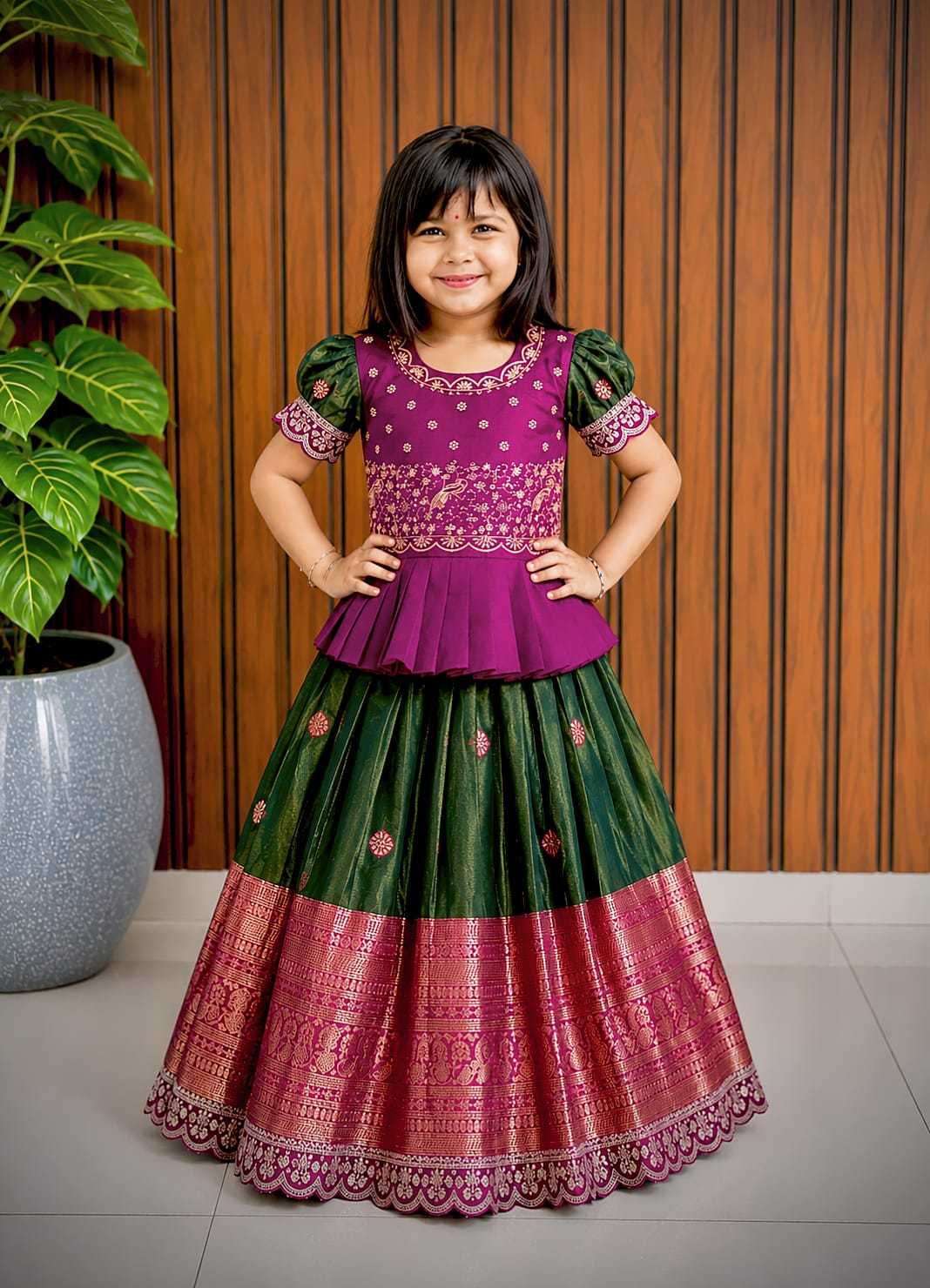 Simar Silk Kids Lehenga
