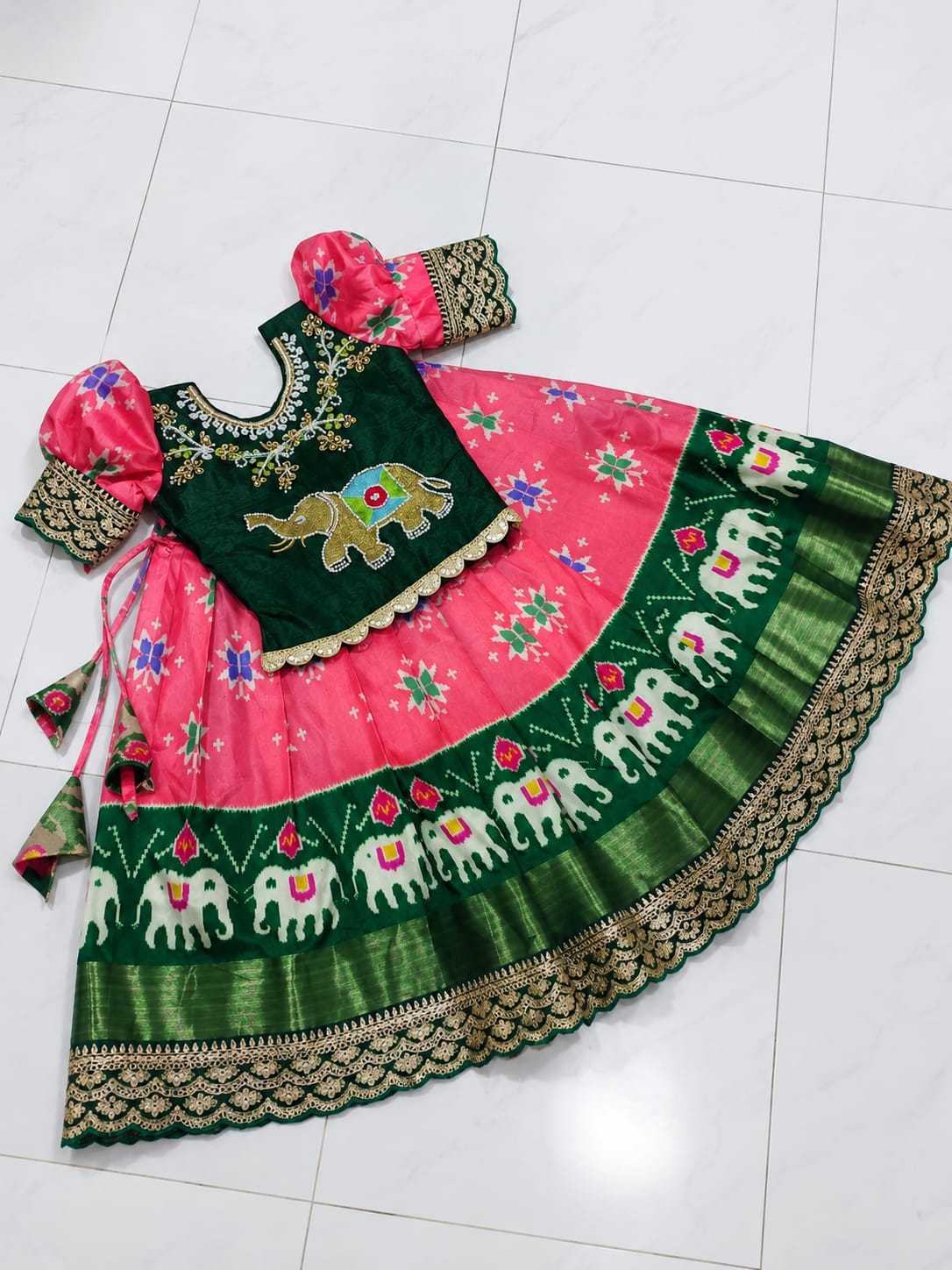 HIN Pure Silk Kids Traditional Outfits