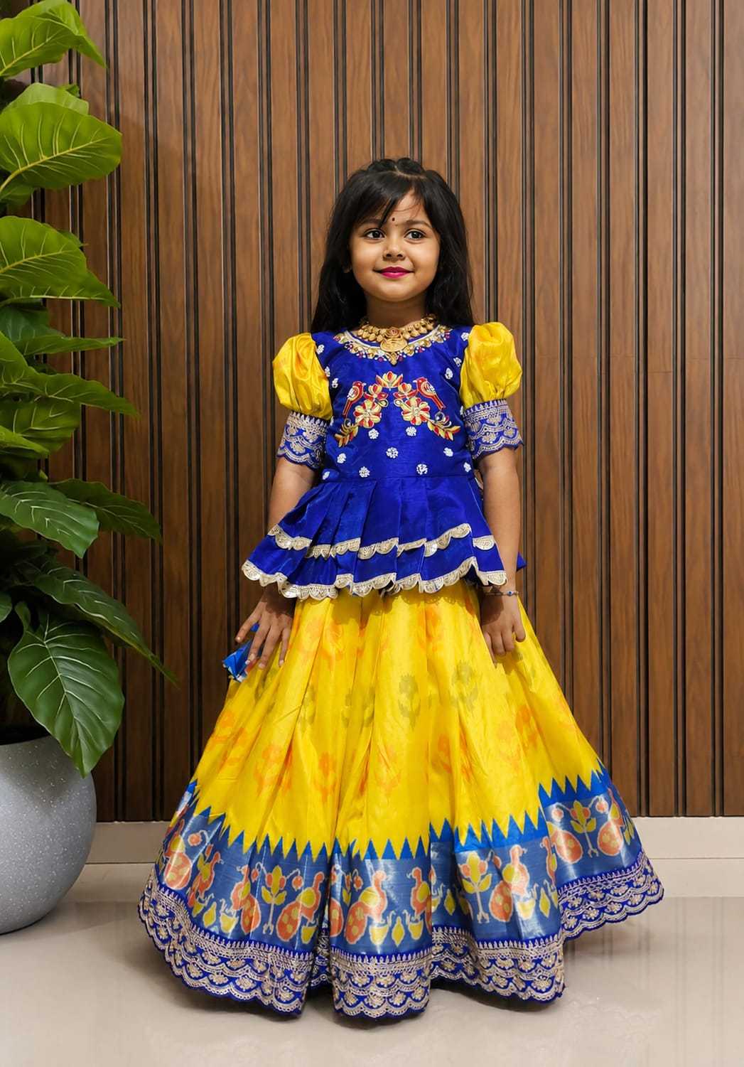 HIN Pure Silk Kids Traditional Outfits