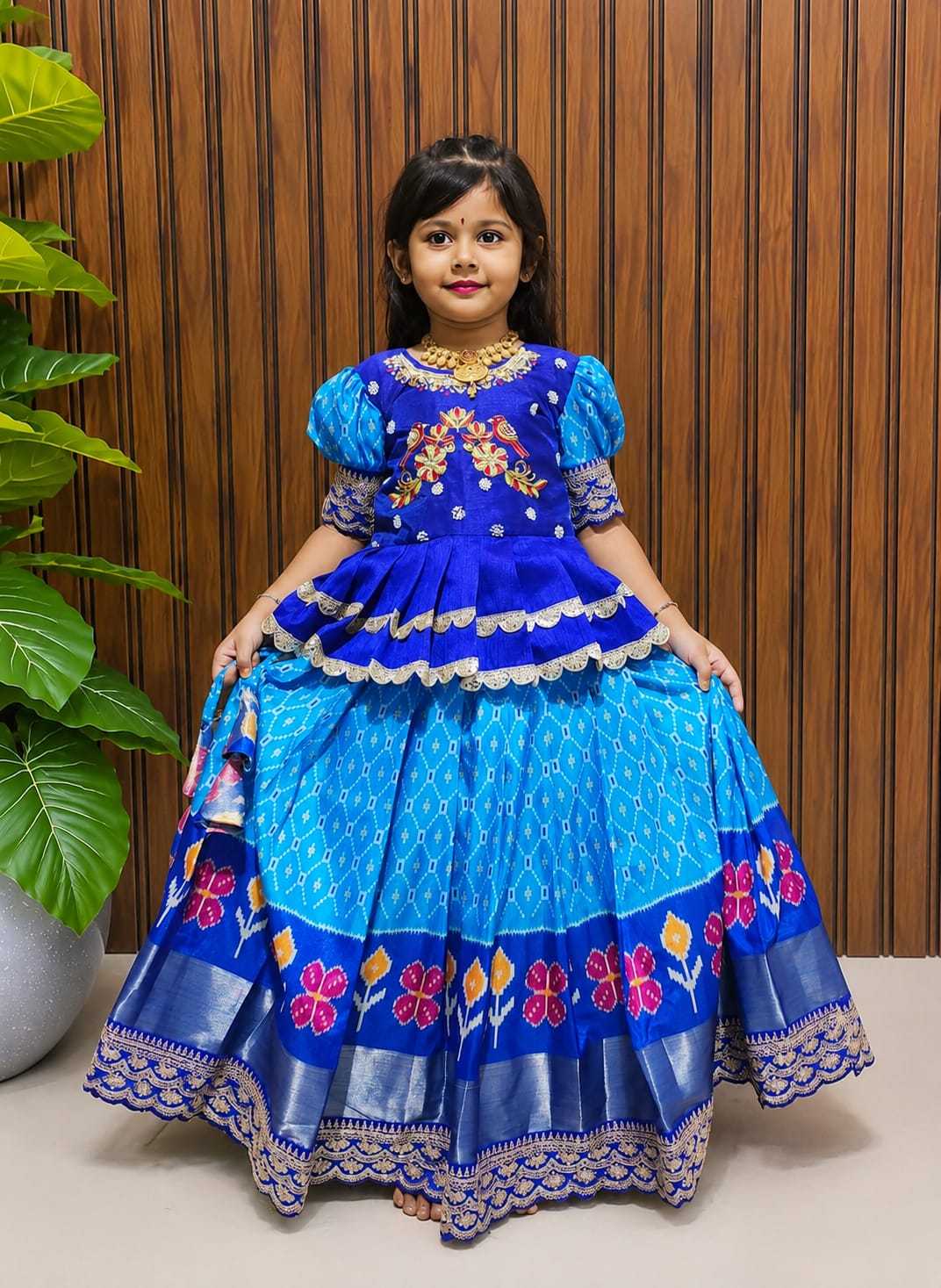 HIN Pure Silk Kids Traditional Outfits