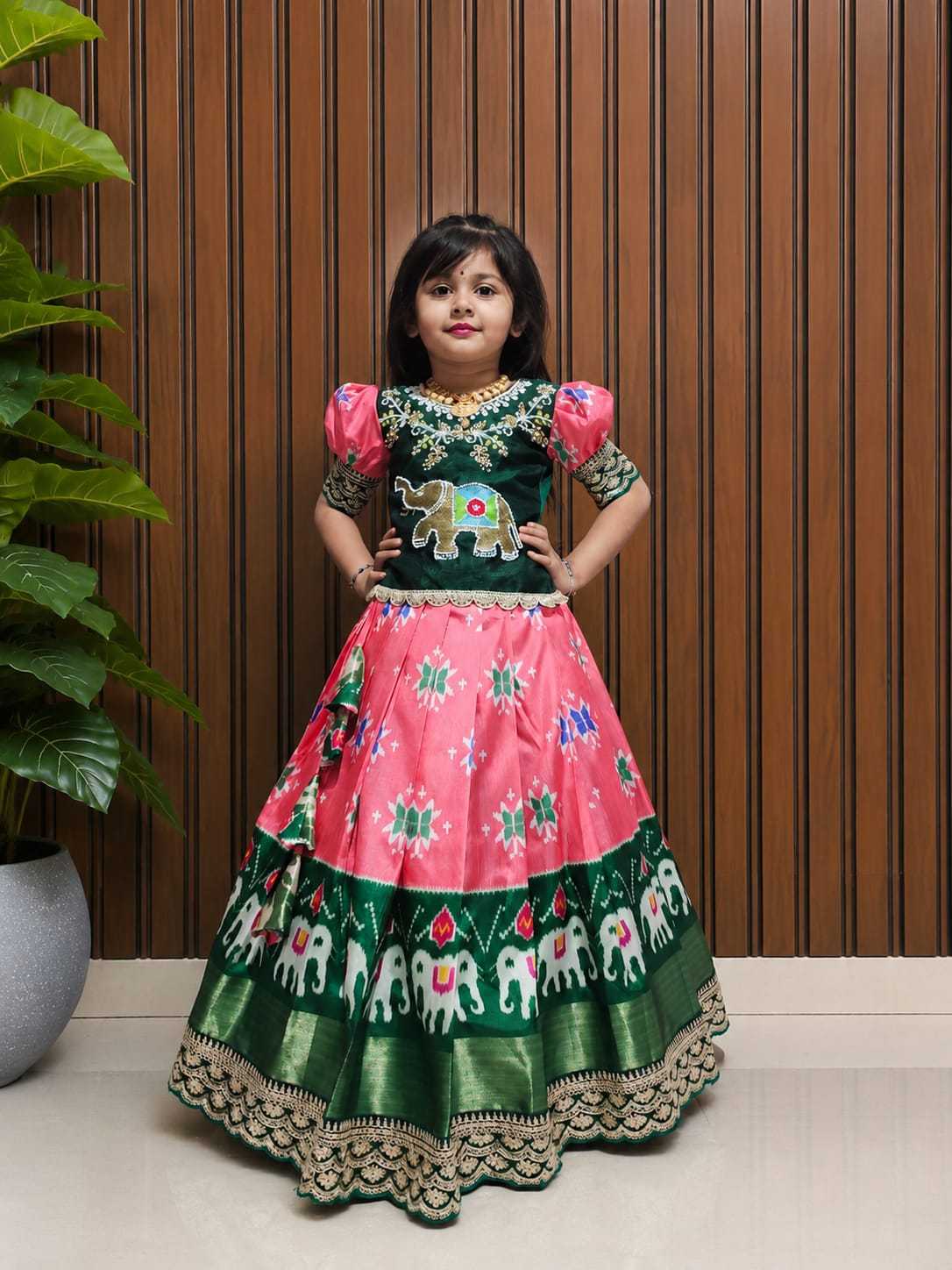 HIN Pure Silk Kids Traditional Outfits