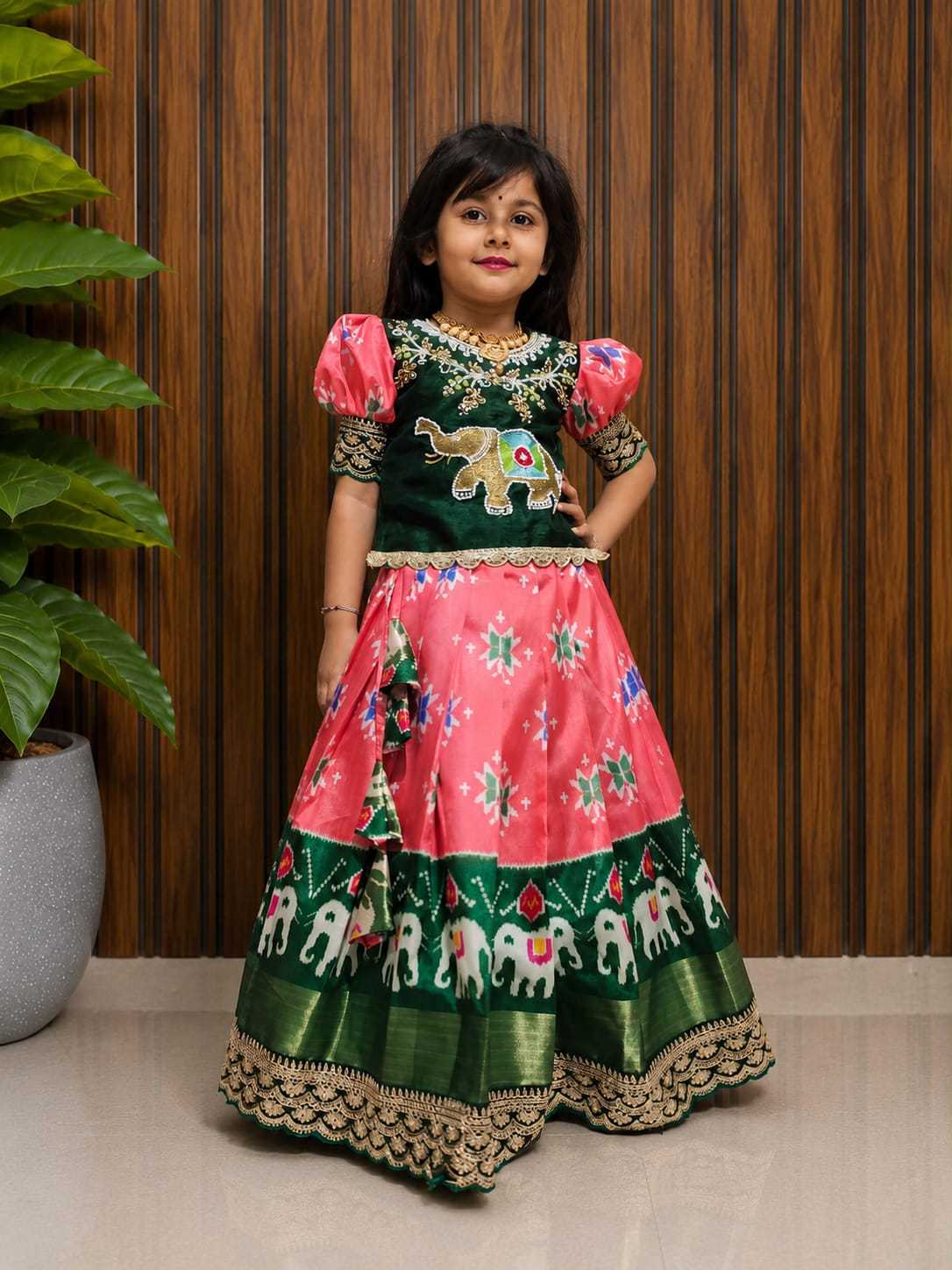 HIN Pure Silk Kids Traditional Outfits