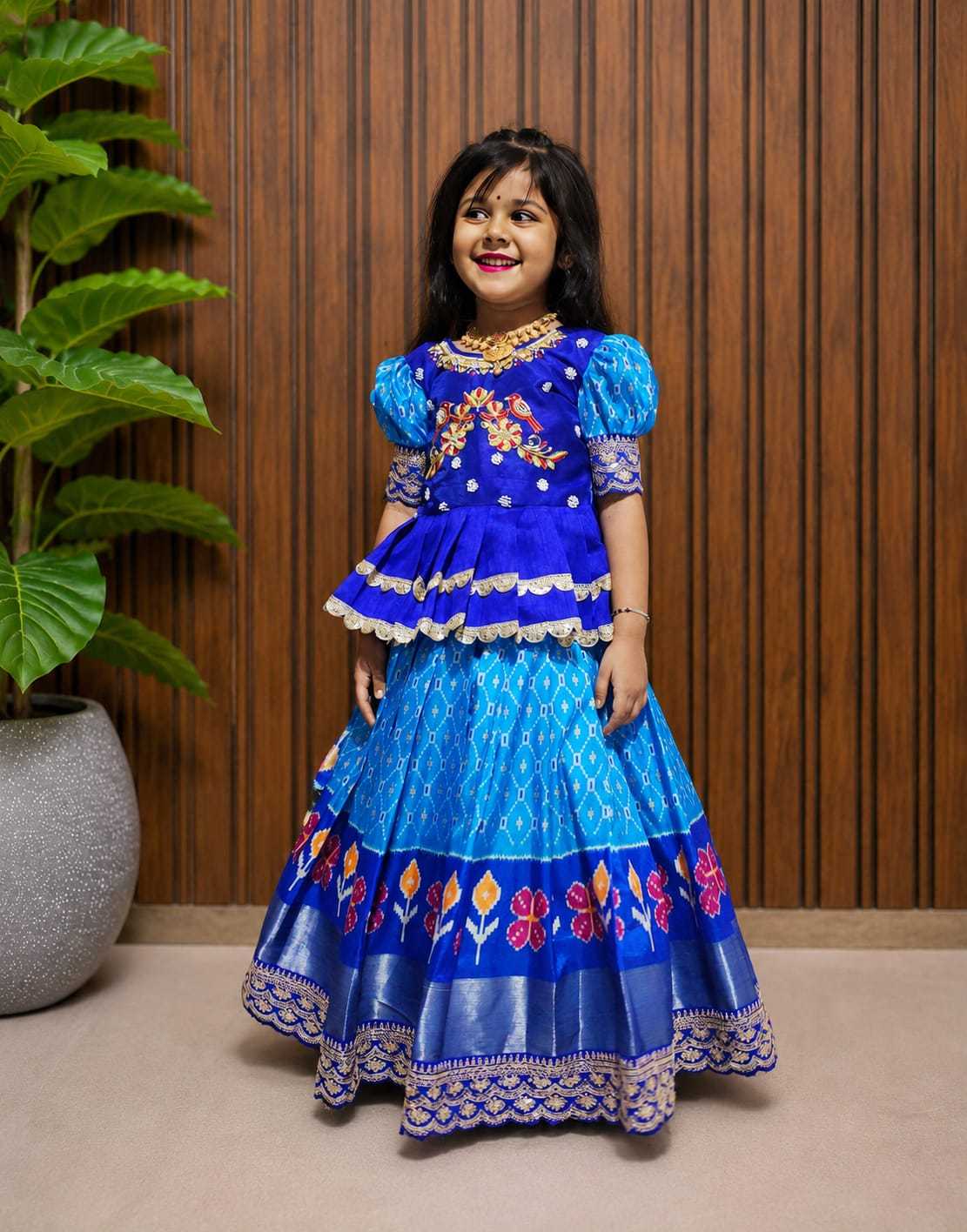 HIN Pure Silk Kids Traditional Outfits