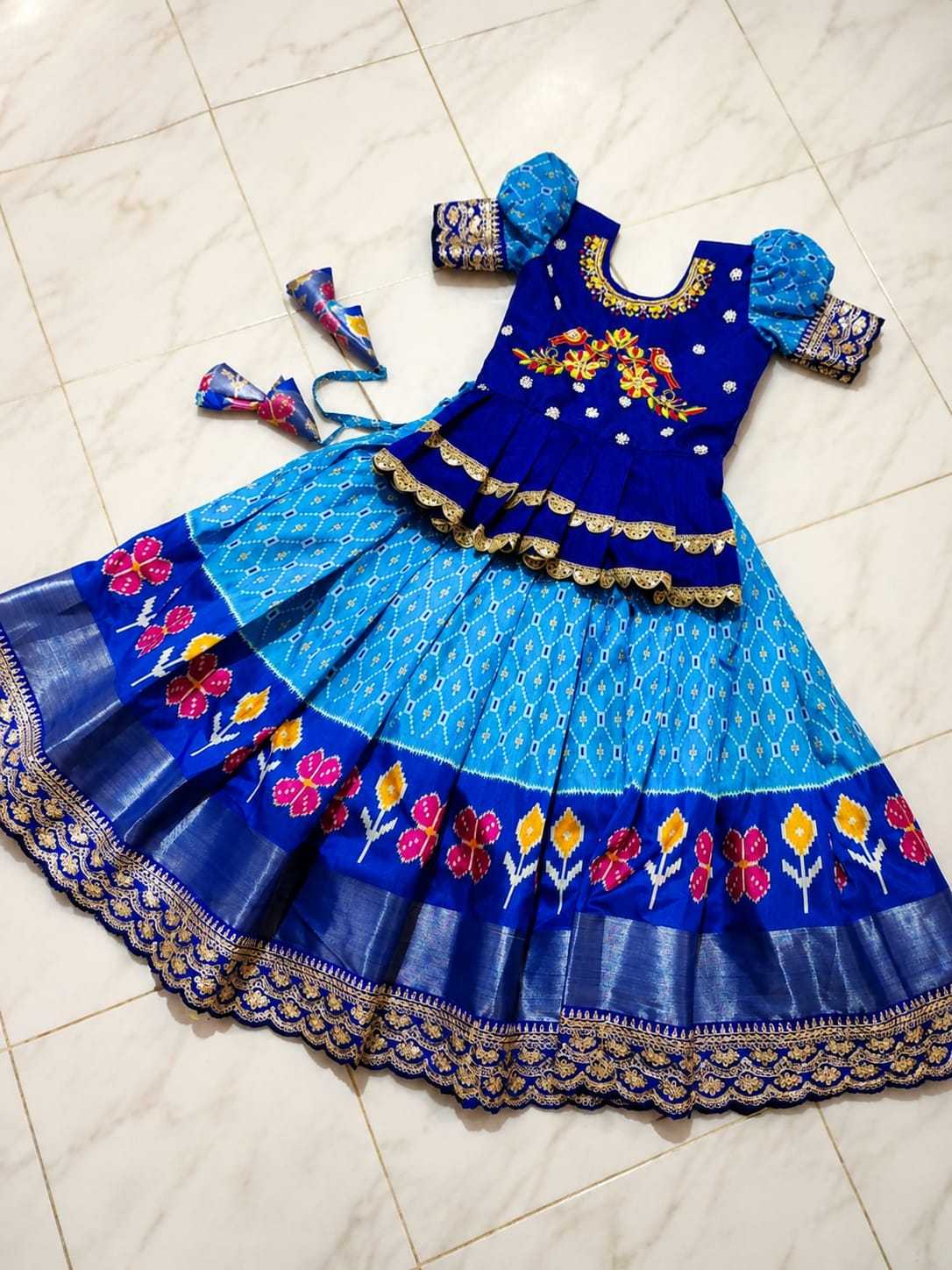 HIN Pure Silk Kids Traditional Outfits
