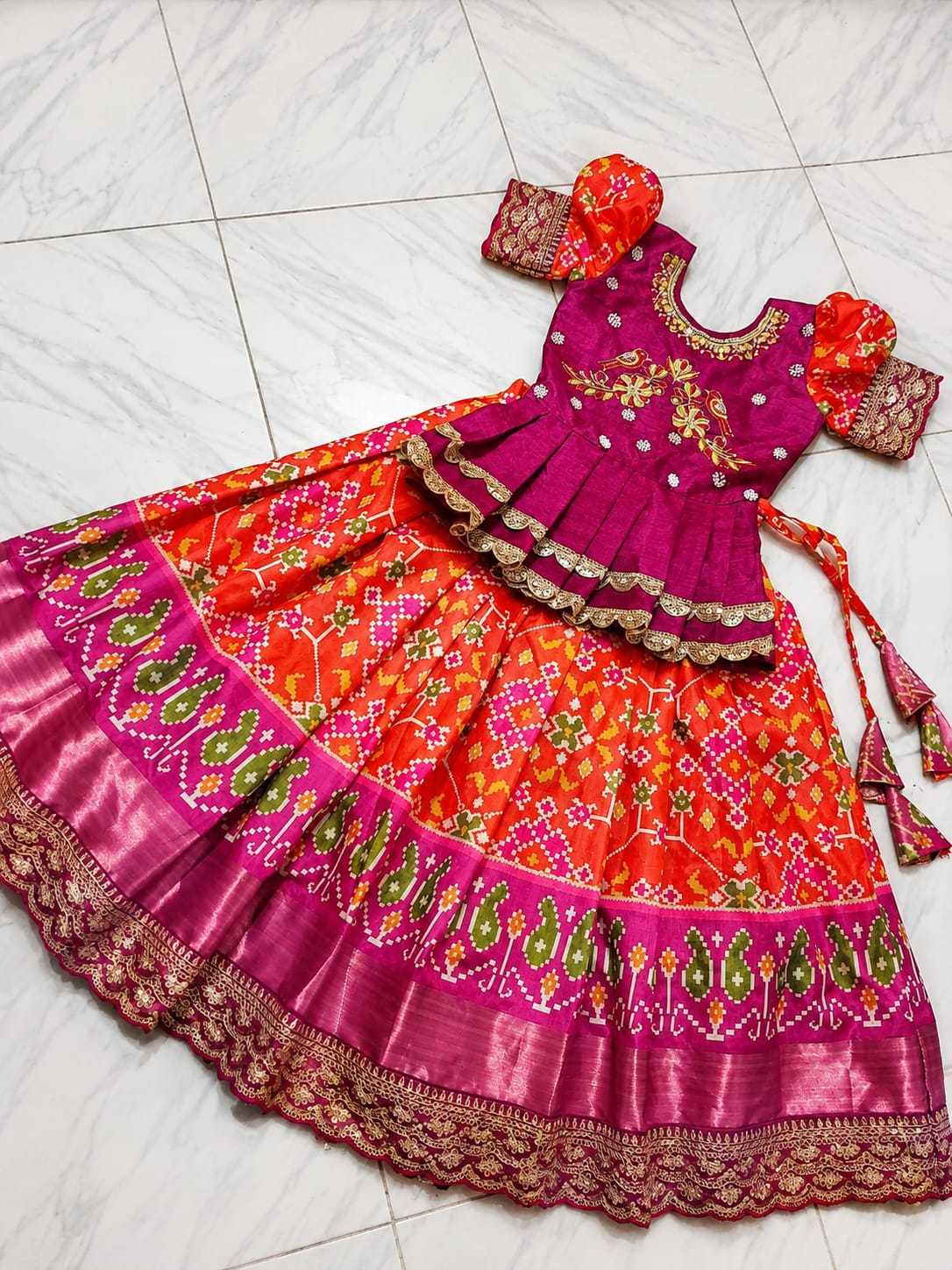 HIN Pure Silk Kids Traditional Outfits