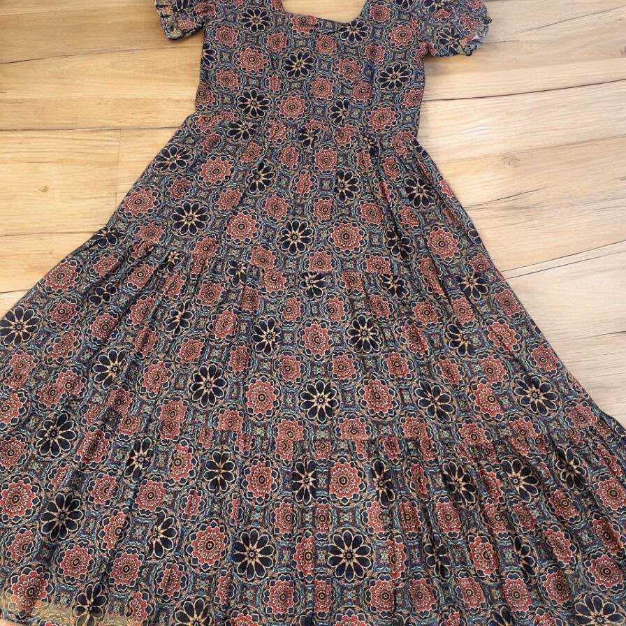 Soft Cotton Silk Printed Gown
