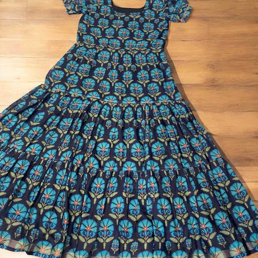 Soft Cotton Silk Printed Gown