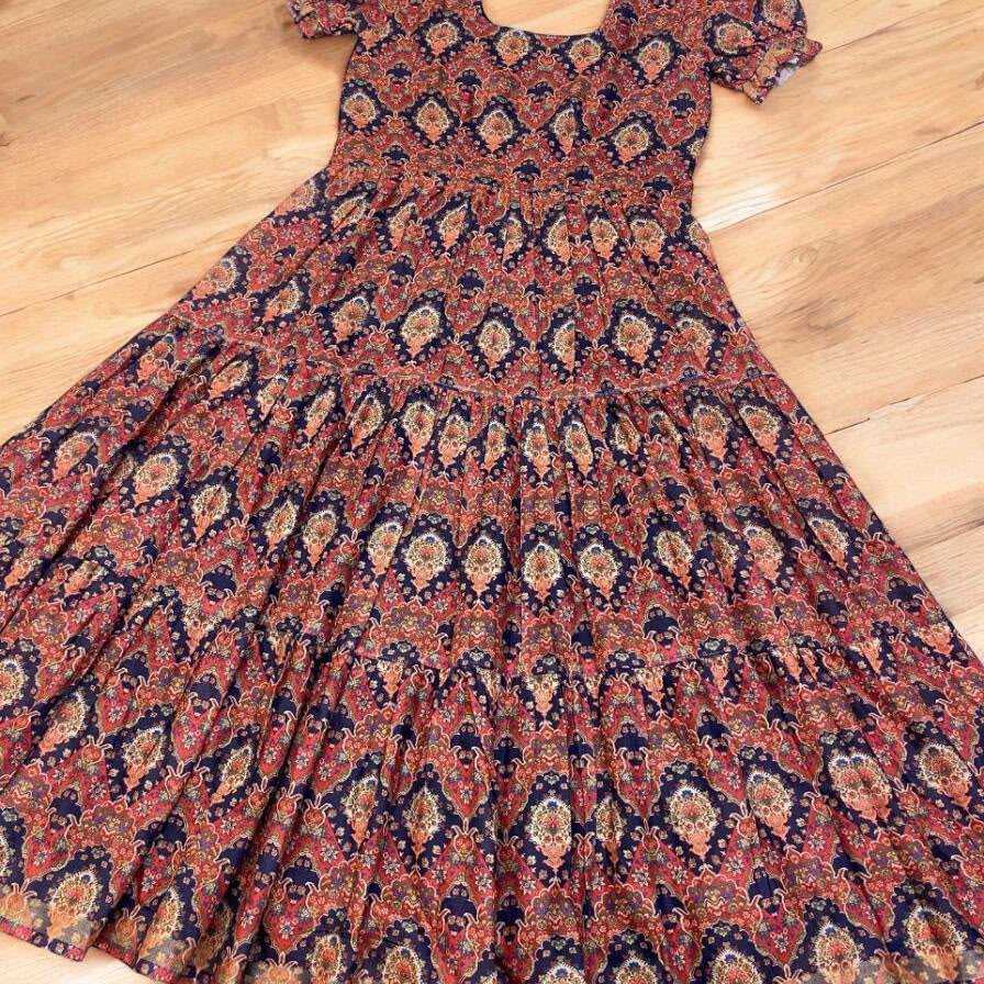 Soft Cotton Silk Printed Gown