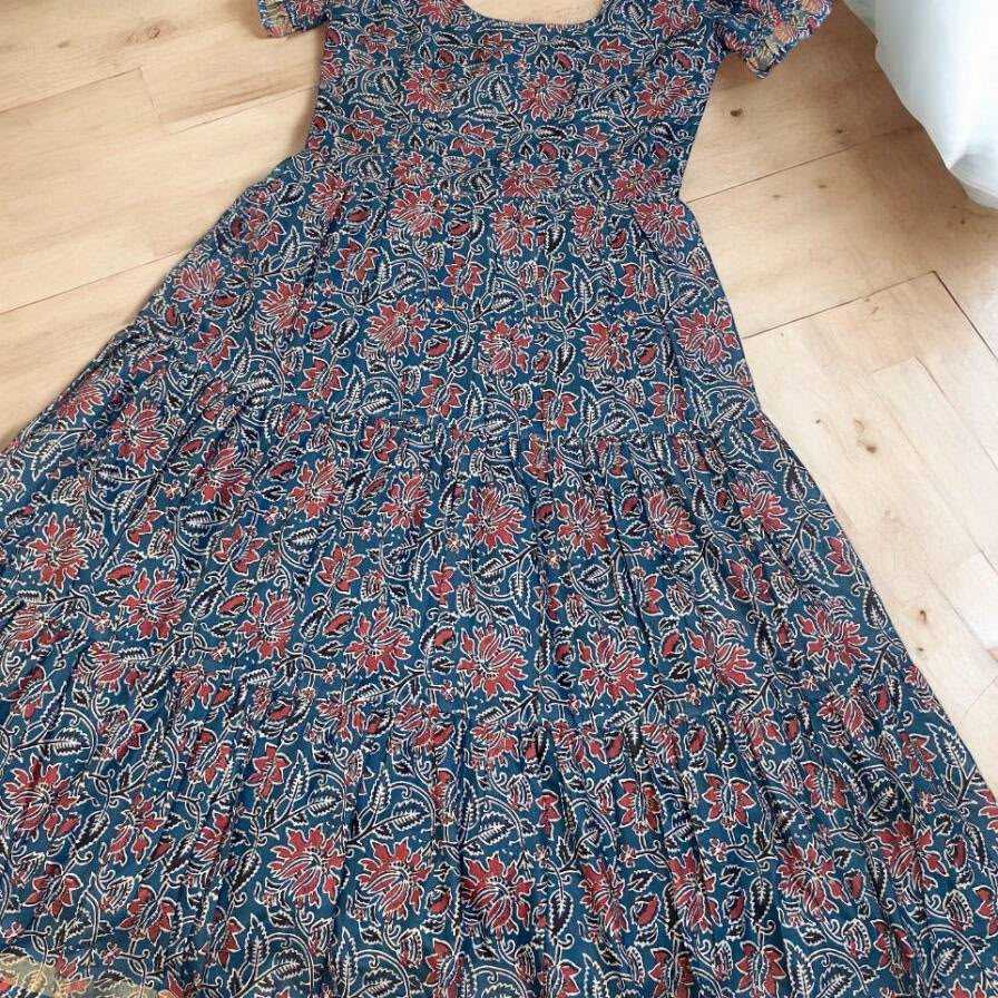 Soft Cotton Silk Printed Gown