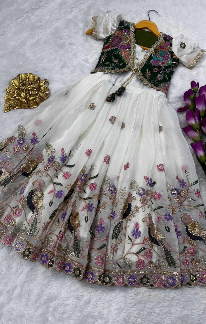 Koti Space Silk Kids Gown