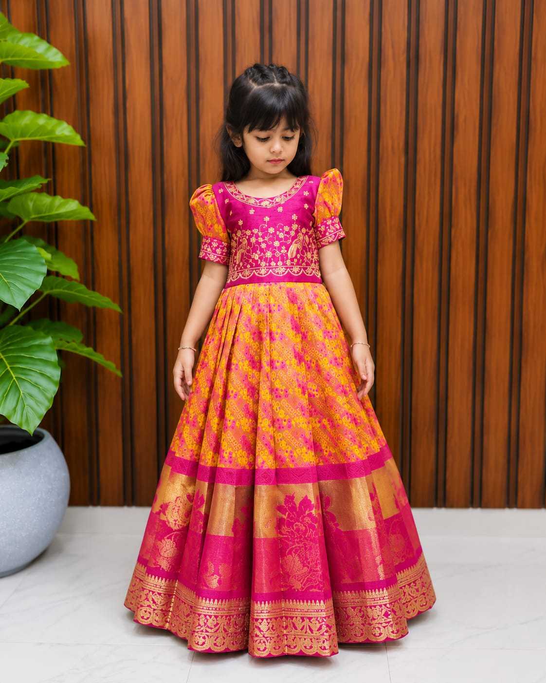 LAU Lichi Silk Kids Gown
