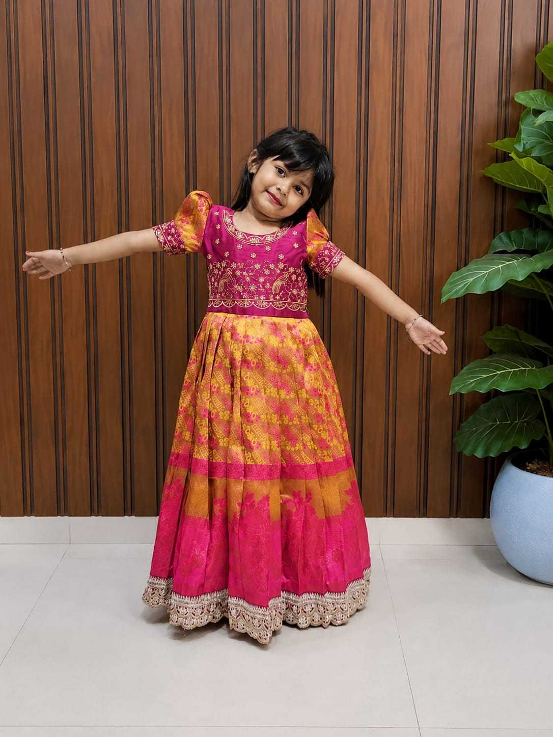 LAU Lichi Silk Kids Gown