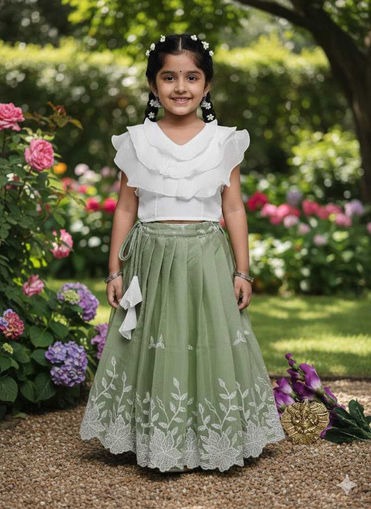 Jimmy Choo Kids Lehenga