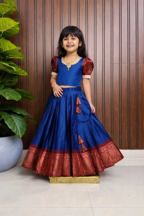 Heavy Silk Kids Lehenga