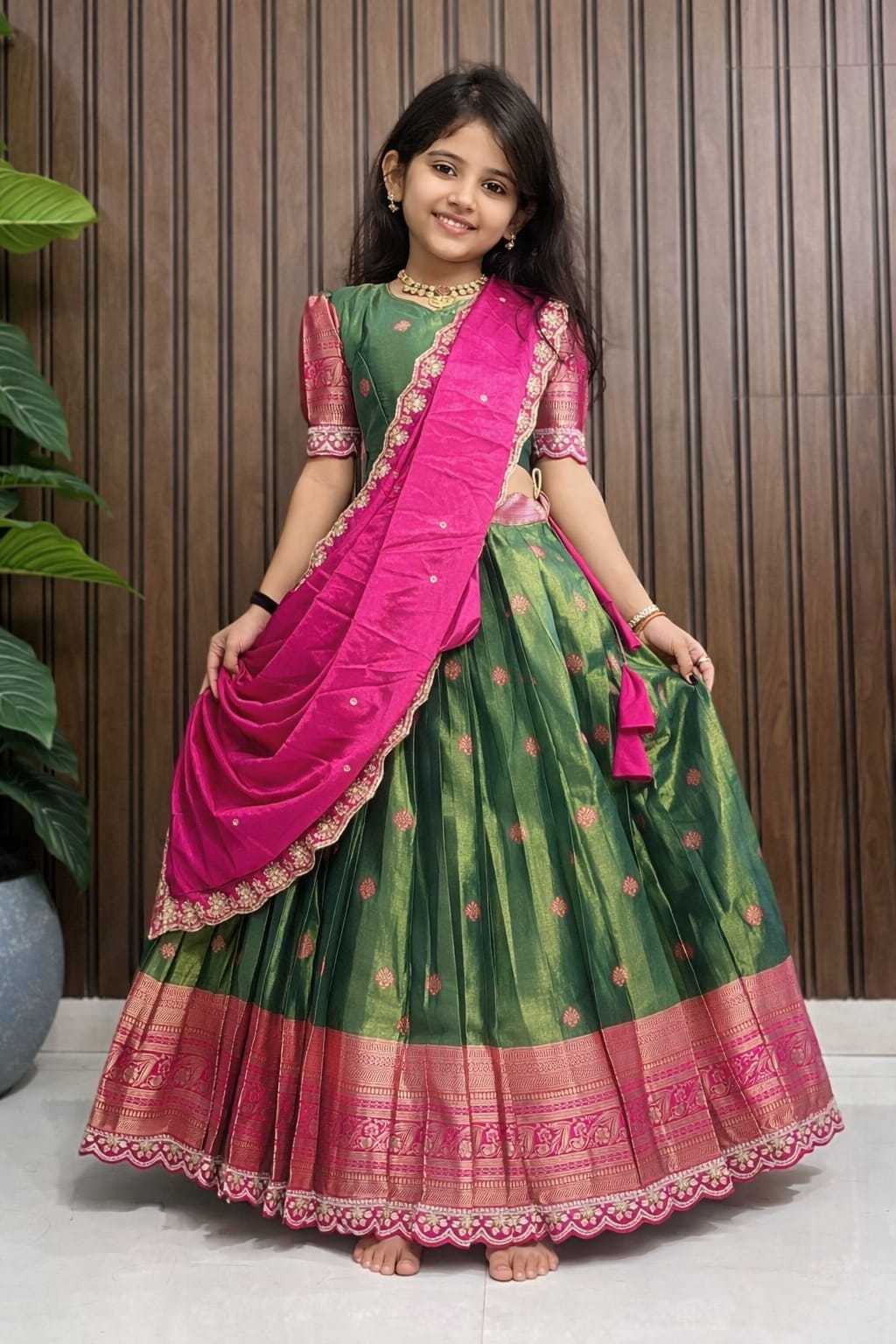 Simar Silk Kids Lehenga