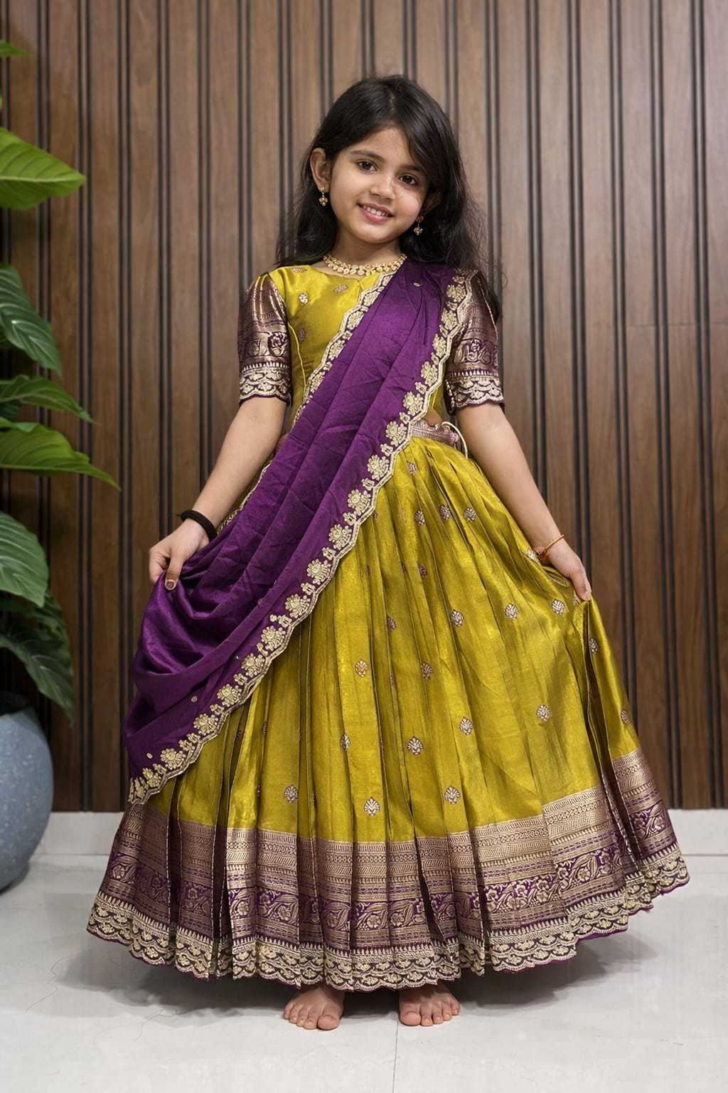 Simar Silk Kids Lehenga