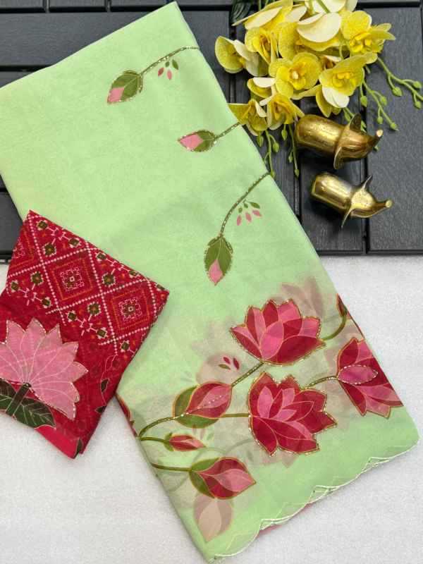 Mary Chiffon Designer Saree