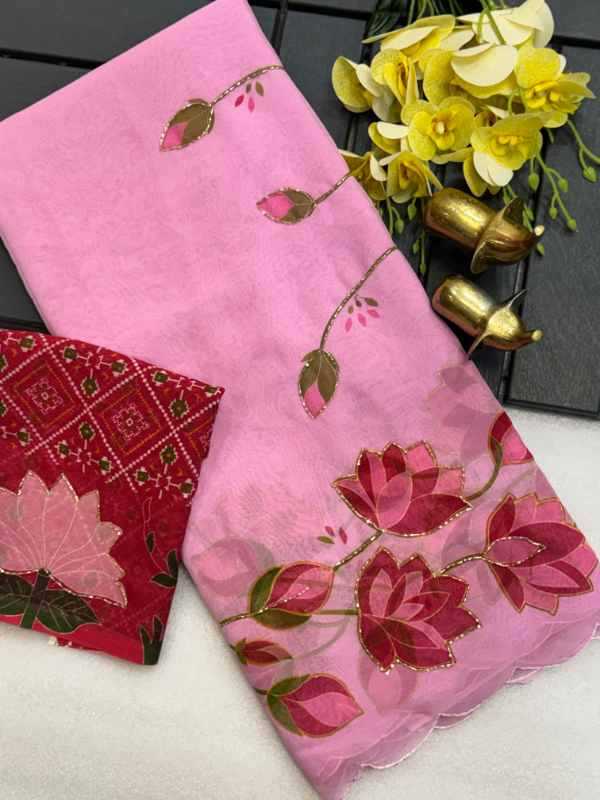 Mary Chiffon Designer Saree