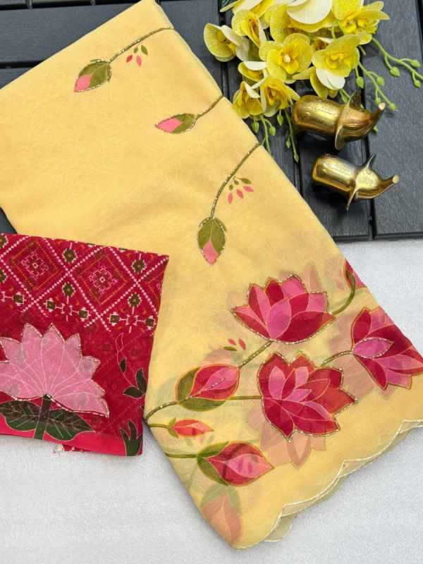 Mary Chiffon Designer Saree