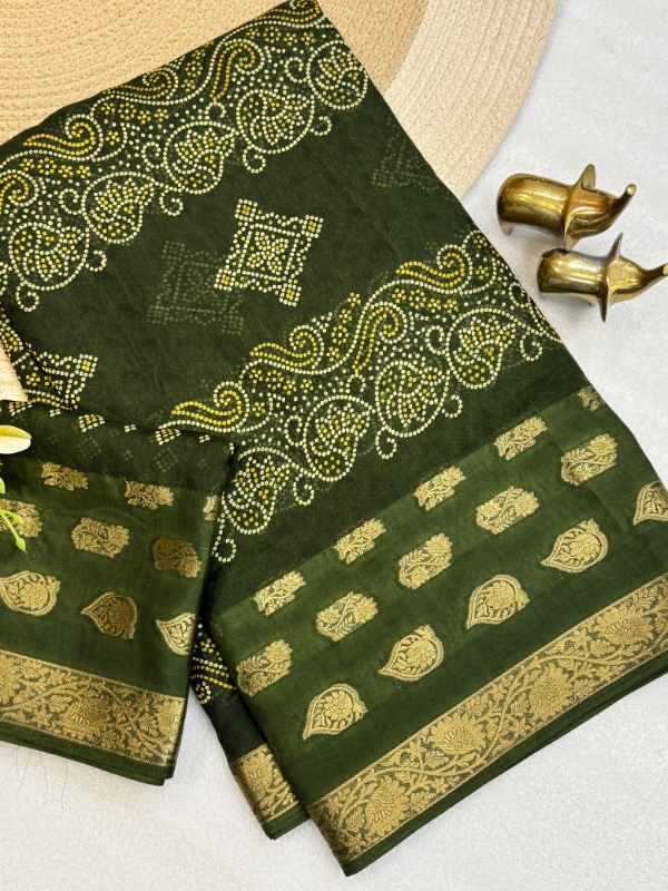 Mass Jacquard Printed Saree