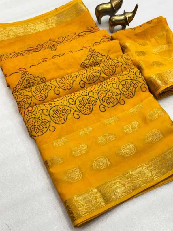 New Jacquard Printed Saree