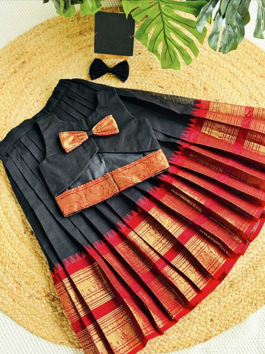 Note Pure Silk Kids Lehenga