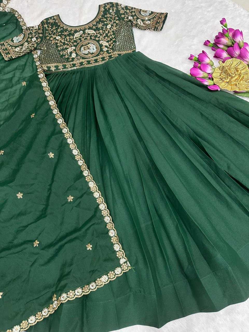 Oki Georgette Kids Gown