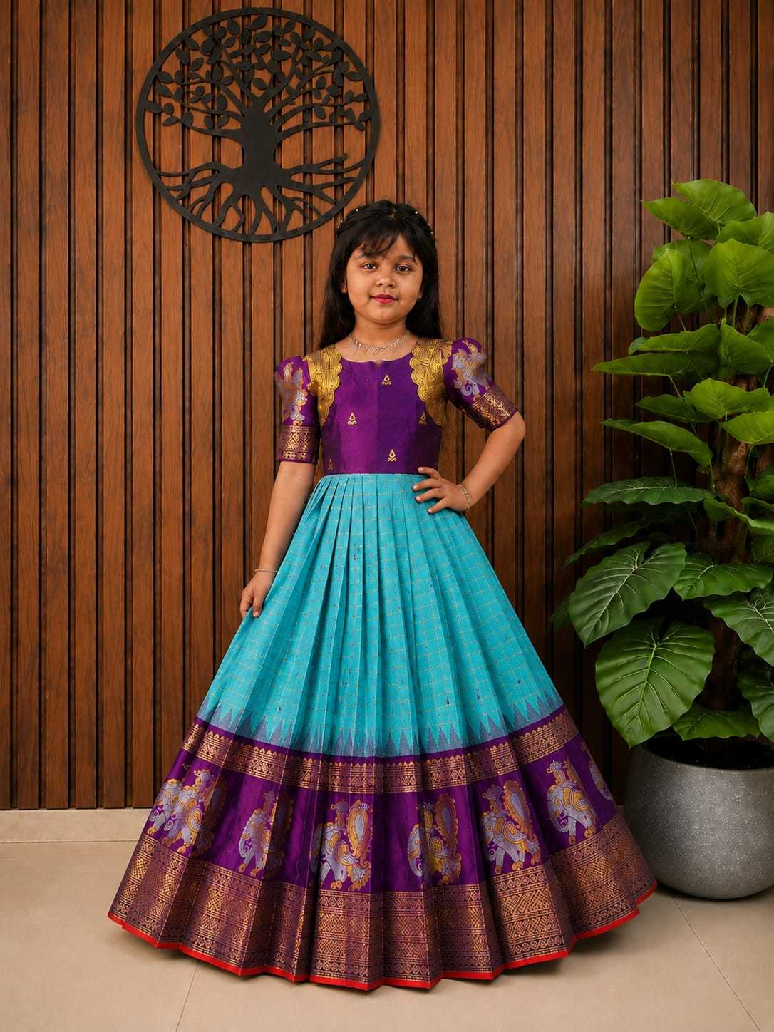 Per Pure Silk Kids Gown