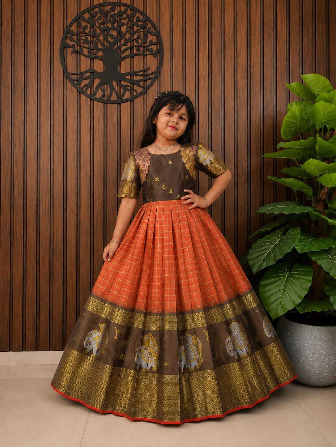 Per Pure Silk Kids Gown
