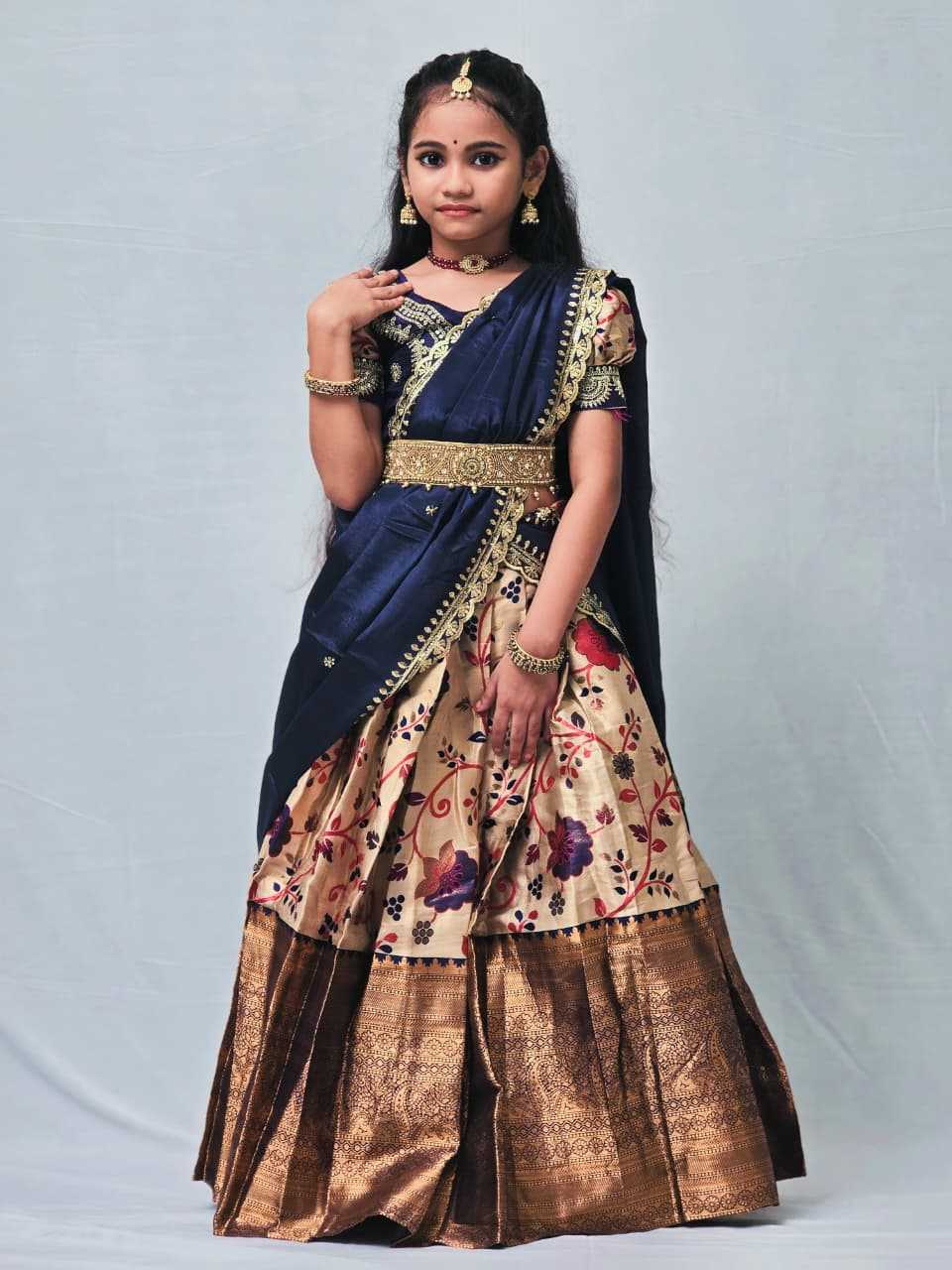 PIC Lichi Silk Kids Lehenga
