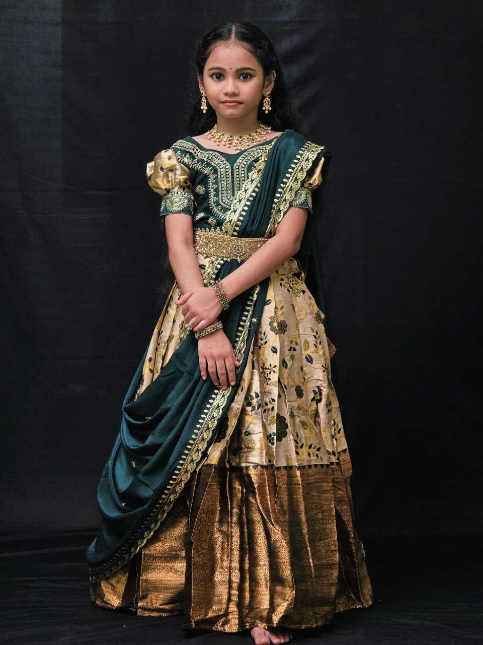 PIC Lichi Silk Kids Lehenga