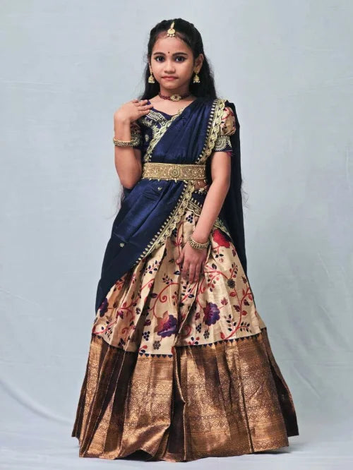 PIC Lichi Silk Kids Lehenga