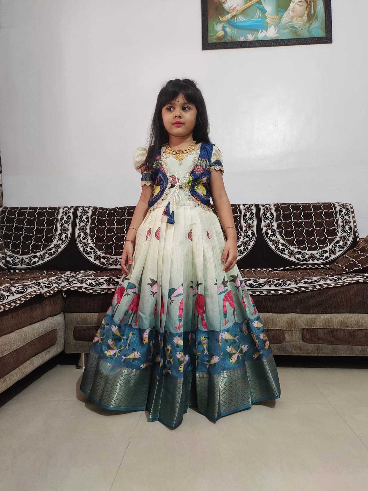 Pic Pure Silk Kids Gown