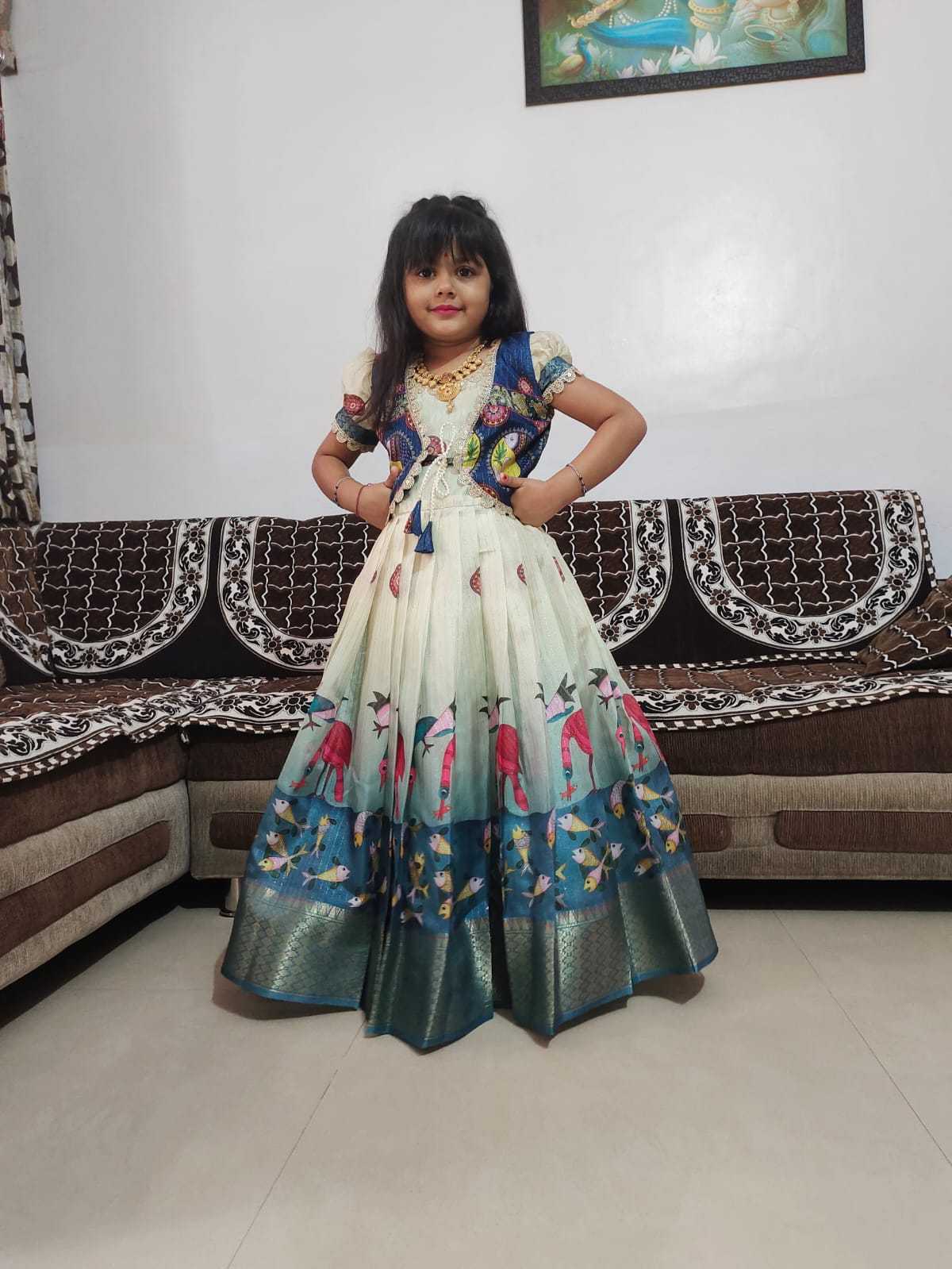 Pic Pure Silk Kids Gown