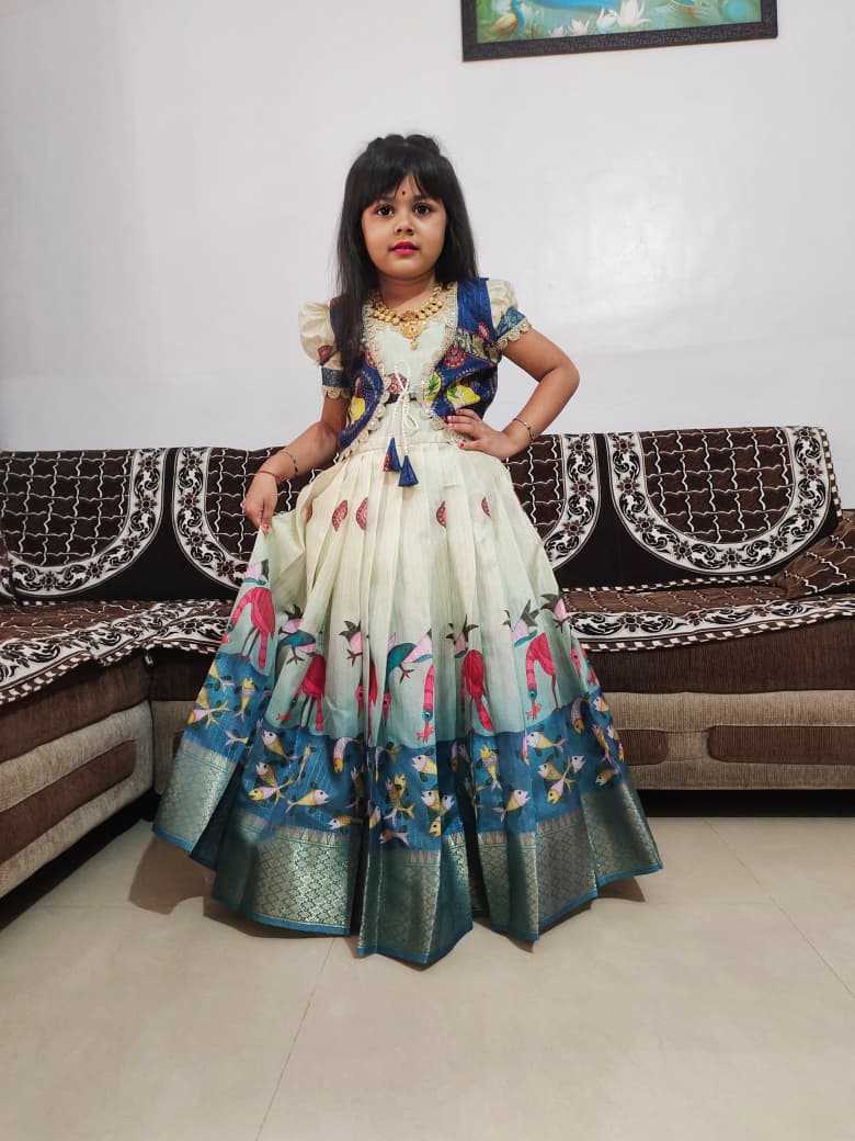 Pic Pure Silk Kids Gown