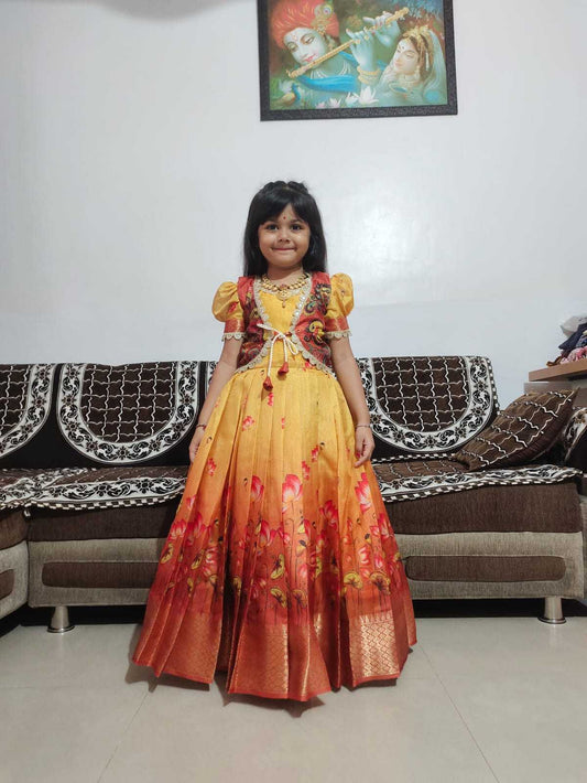 Pic Pure Silk Kids Gown