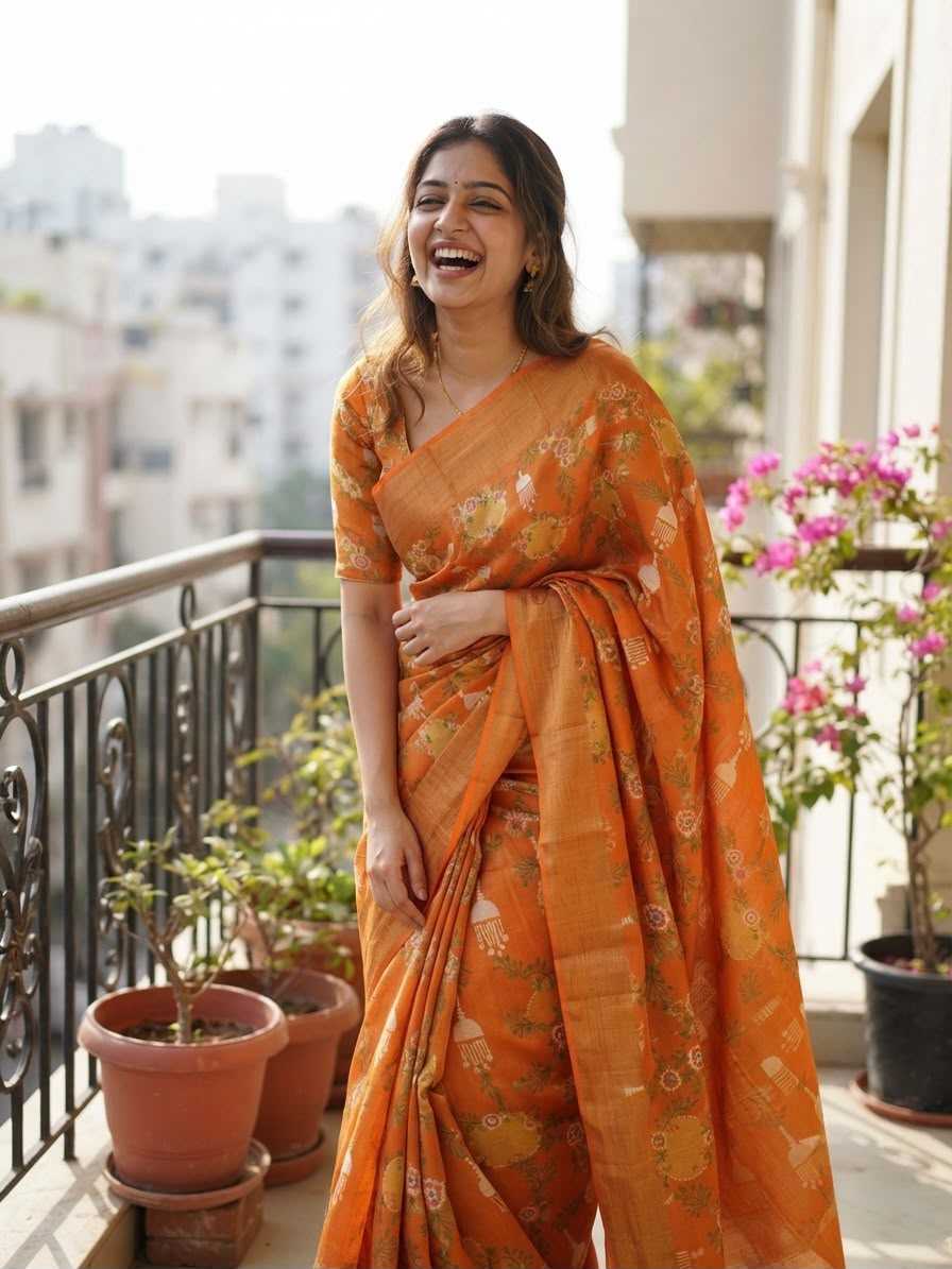Runn Erode Silk Designer Saree