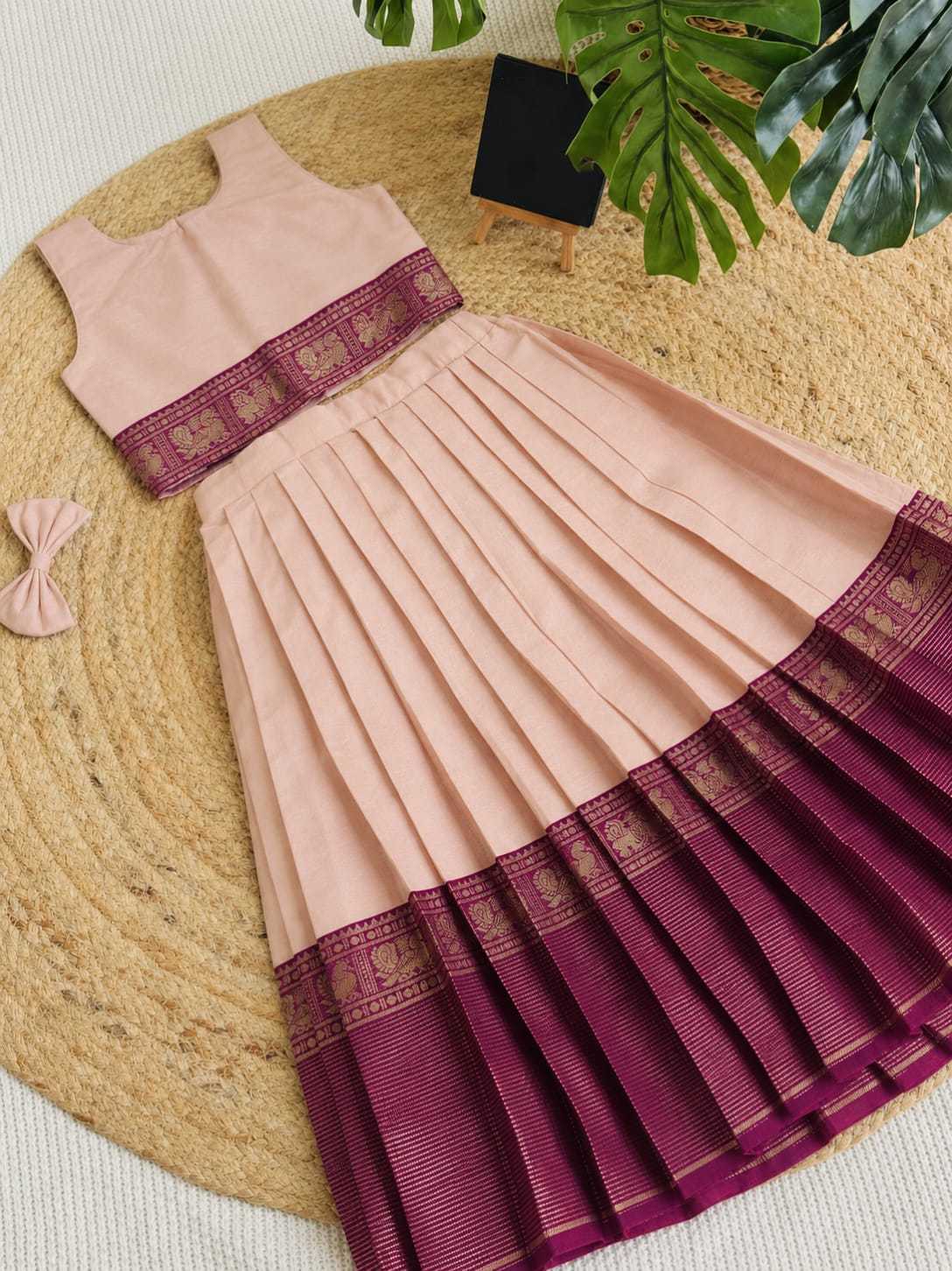 SAM Pure Cotton Kids Lehenga