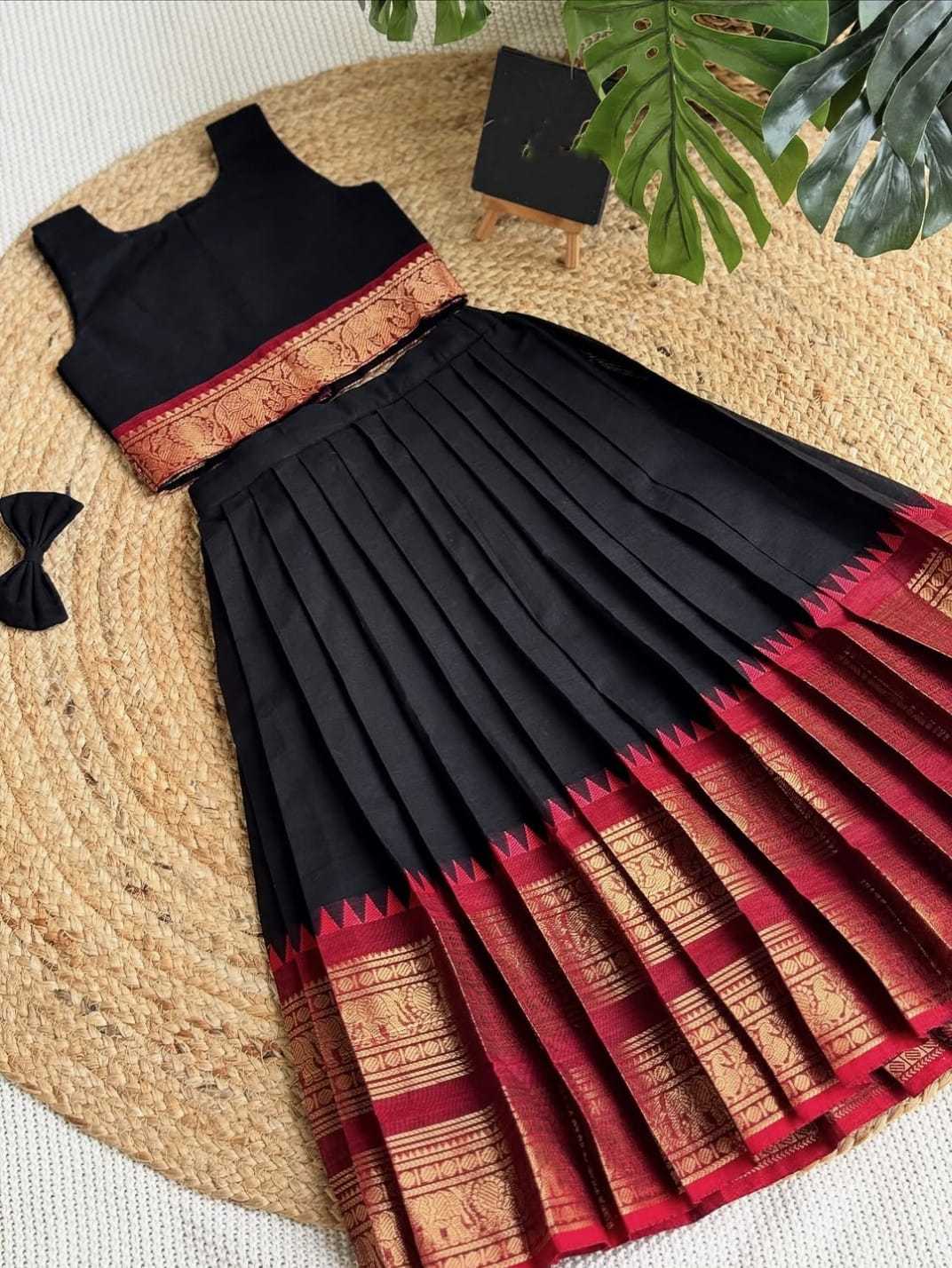 Same Pure Silk Kids Lehenga