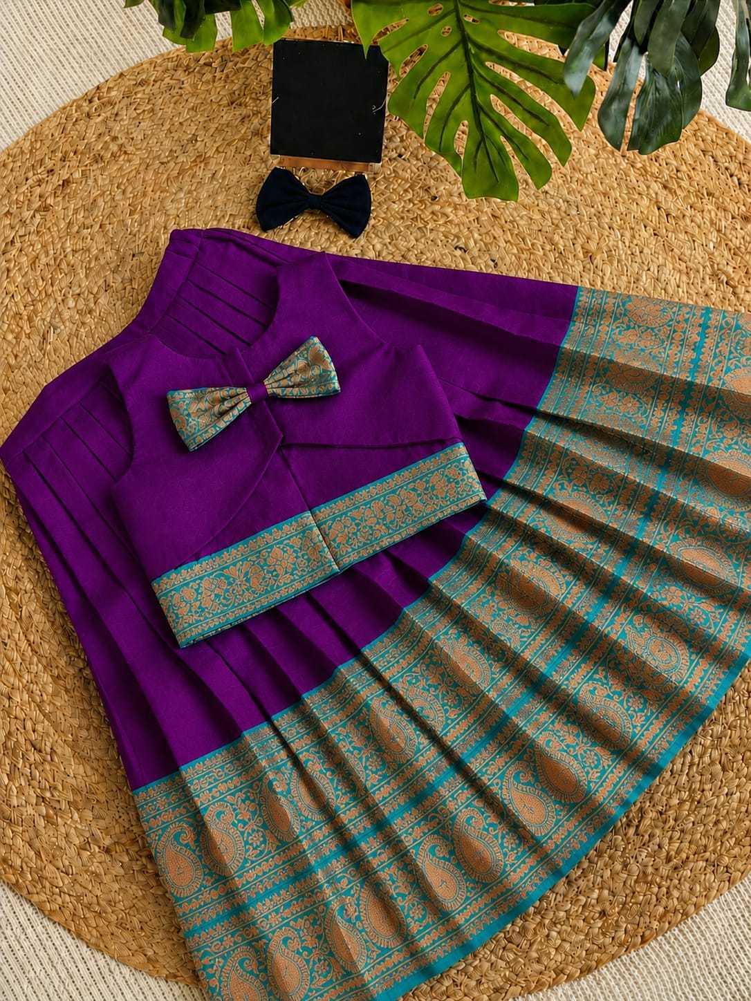 Same Pure Silk Kids Lehenga