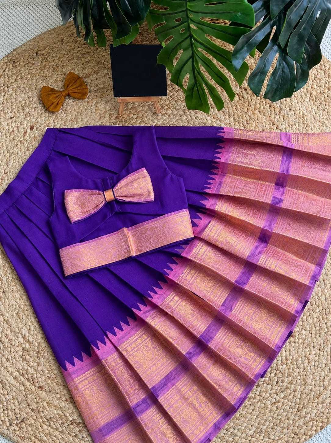 Same Pure Silk Kids Lehenga