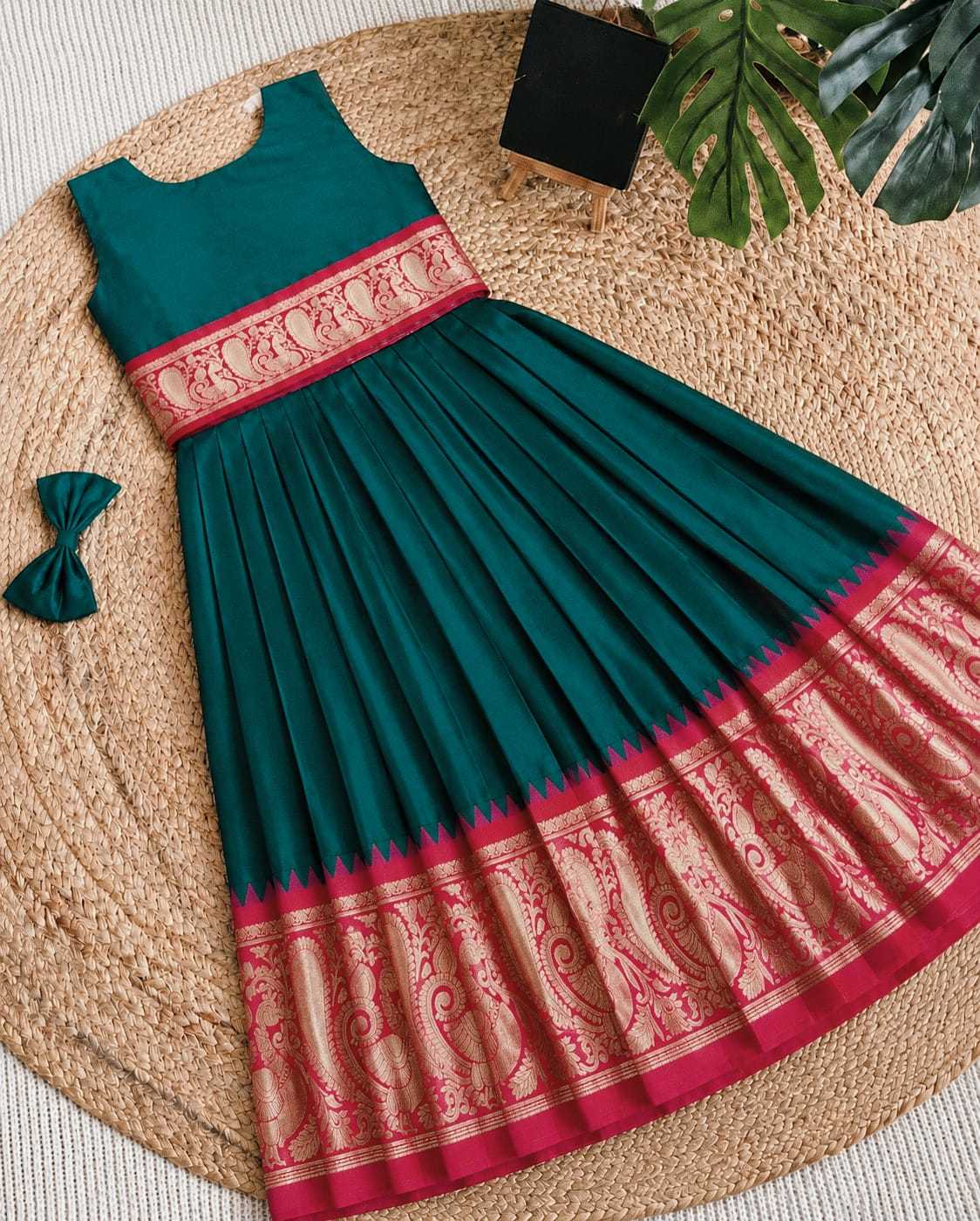Same Pure Silk Kids Lehenga